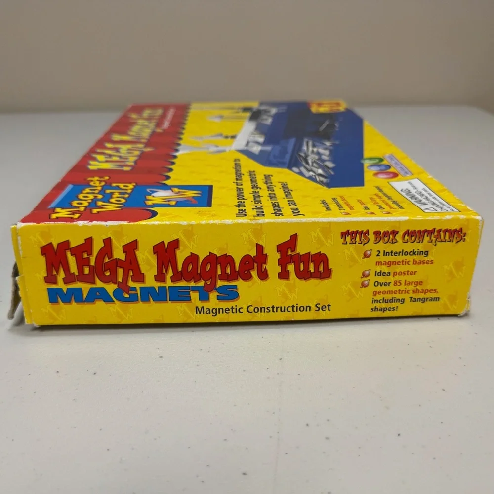 MEGA MAGNET Learning Science Play Set Construction Education Toy Build Boy Girl